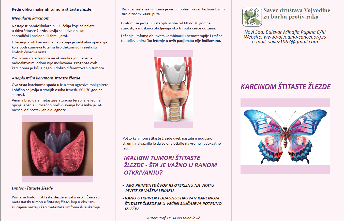 Prof. Dr. Jasna Mihailović - KARCINOM ŠTITASTE ŽLEZDE