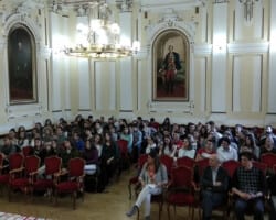 Predavanje u gimnaziji J. J. Zmaj u Novom Sadu